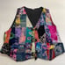 Gypsea Imports Patchwork Vest Size Large