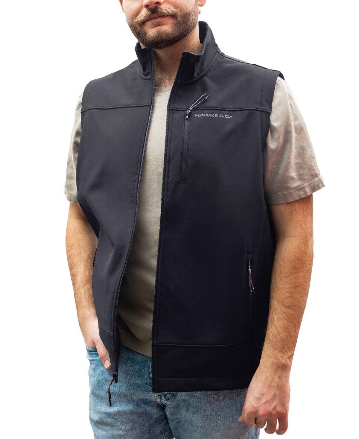 Hawke & Co. Men's Soft Shell Vest L