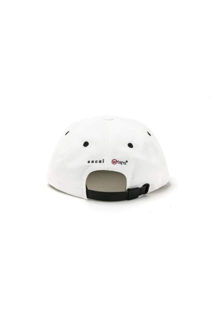 White & Black WTAPS Edition Cotton Twill Cap by sacai on Sale