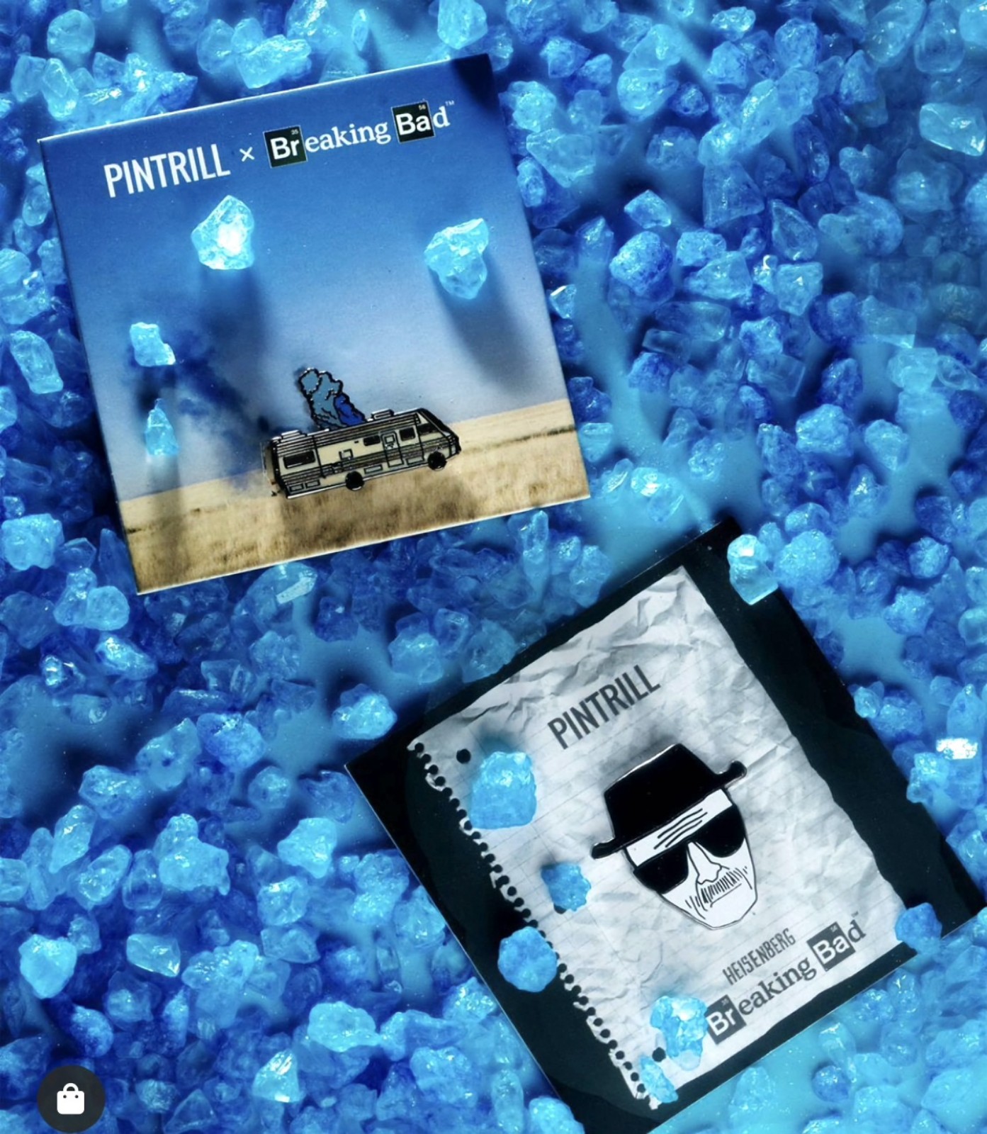 ⚡RARE⚡ PINTRILL x BREAKING BAD Set Of 2 Breaking Bad Pins *BRAND NEW*