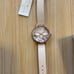 Olivia Burton GlassHouse Watch with 30mm Silver Floral Face With Bee Figurine