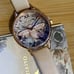 Olivia Burton GlassHouse Watch with 30mm Silver Floral Face With Bee Figurine