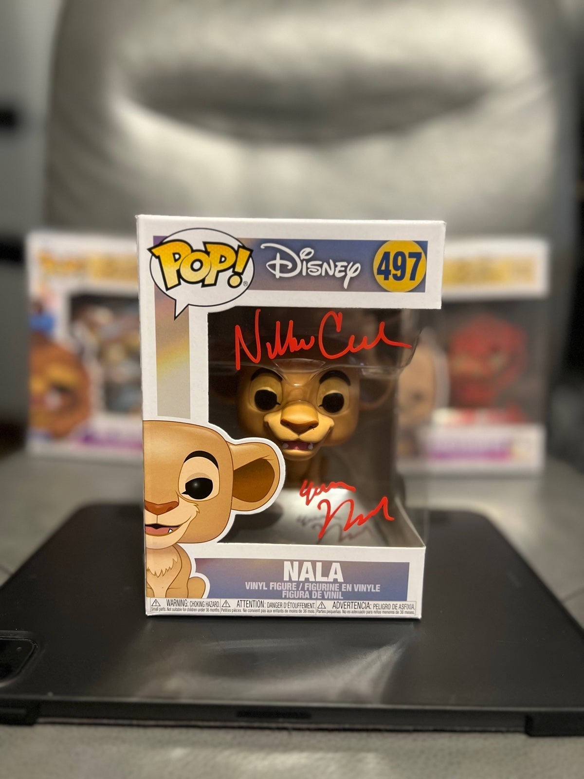 Young Nala Niketa Calame autographed Funko Beckett COA Young Nala Niketa Calame autographed Funko Beckett COA