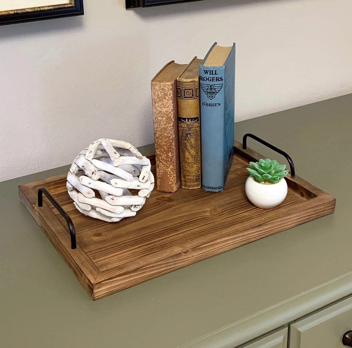 Eco-Friendly Bamboo Wood Serving Tray