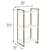 Tubular Metal Shelf-ADWA358