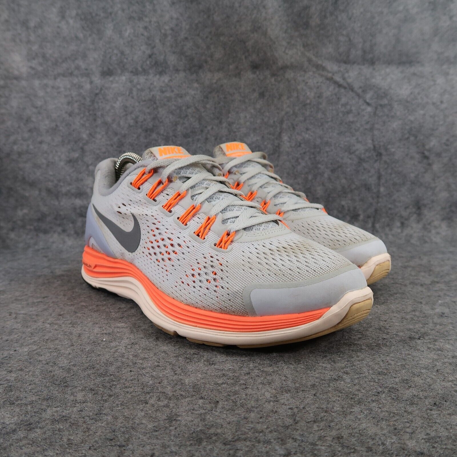 Nike Shoes Womens 7.5 Athletic Trainer Lunarglide 4 Running Sneaker Comfort Grey