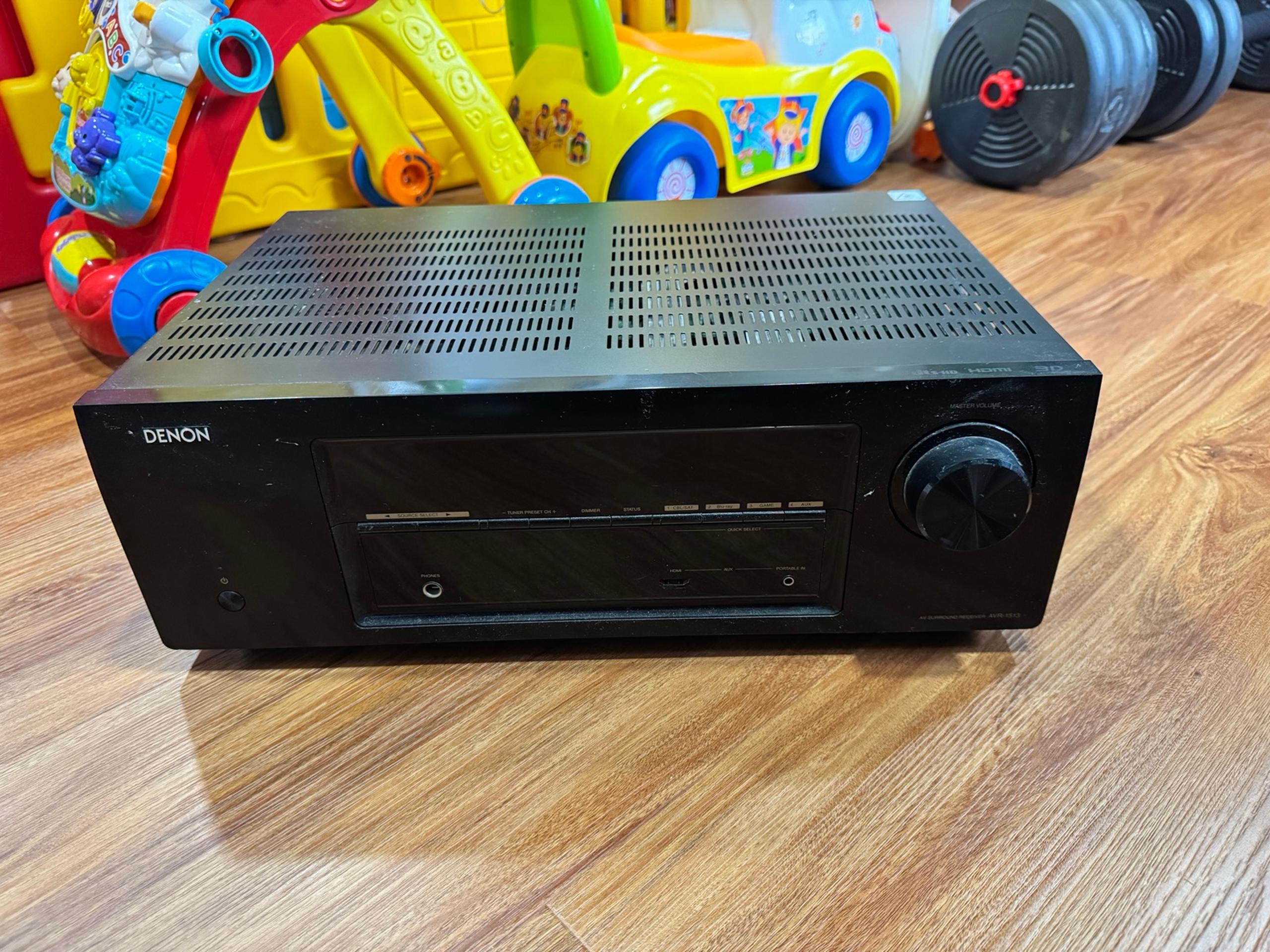 Denon AVR-1513 AV Surround Receiver (Check another link for the speakers)
