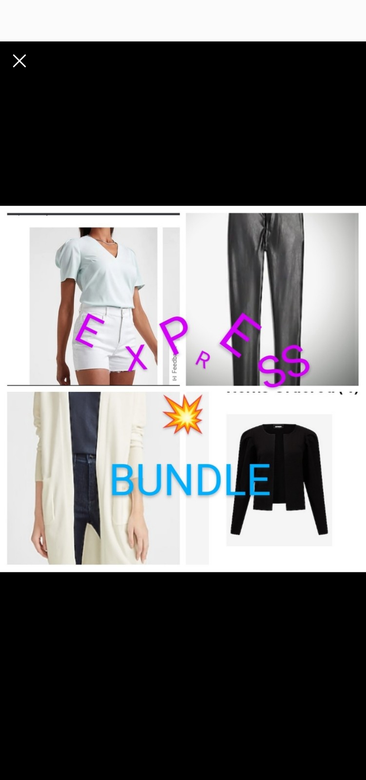 NWT Express Bundle Woman's size S