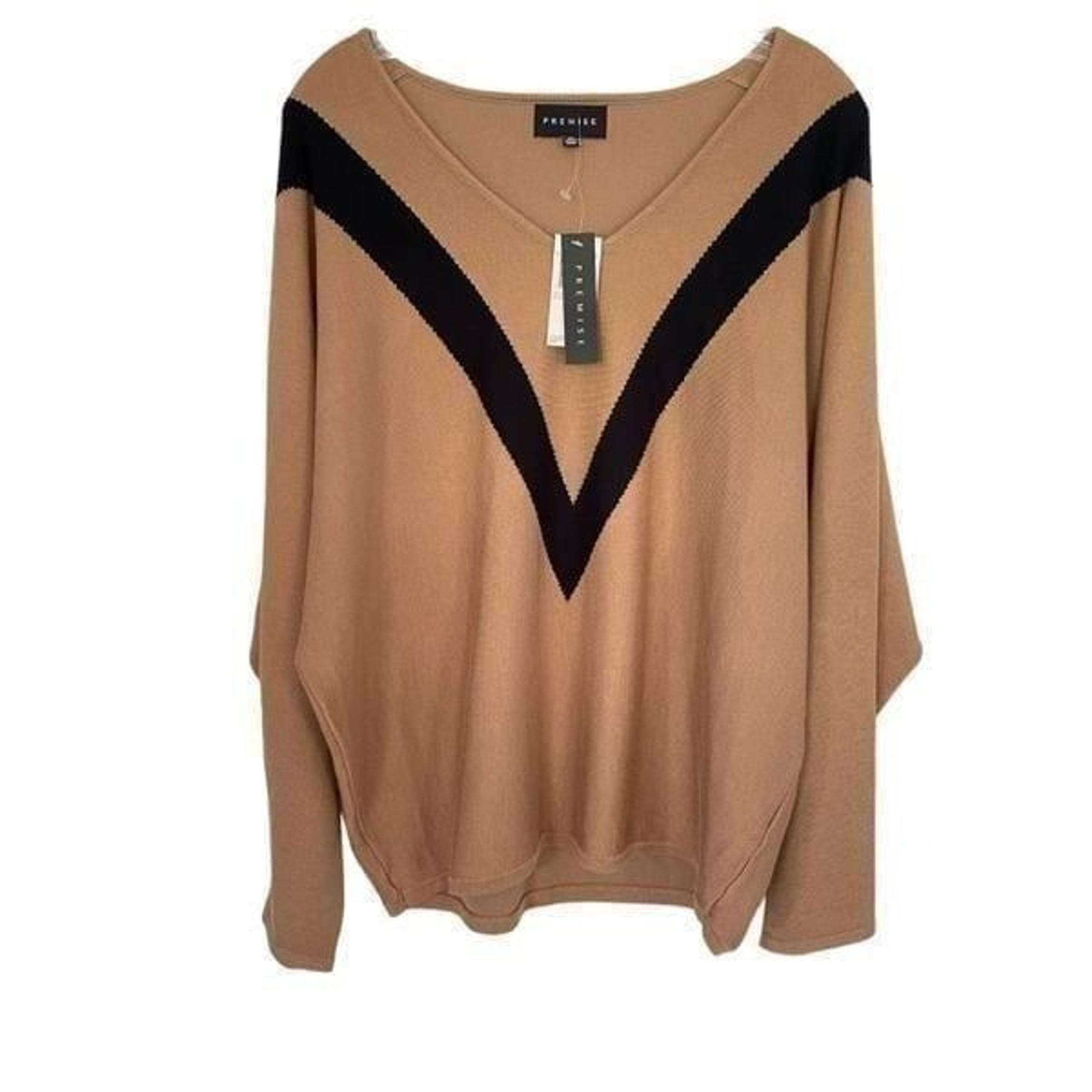 Premise V Neck Dolman sleeve Sweater Sz Xl