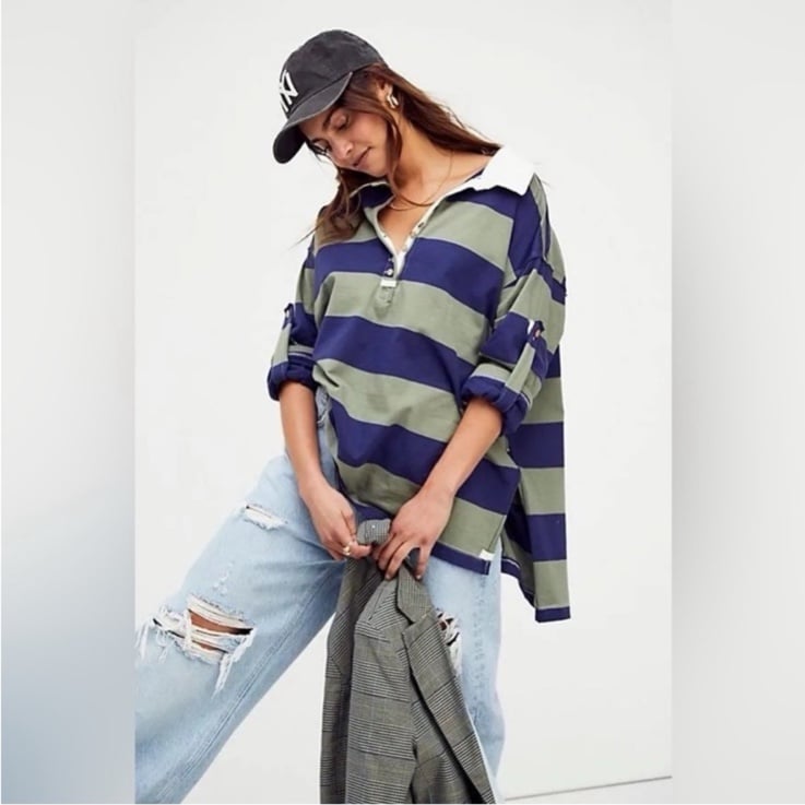 Free people rugby shirt