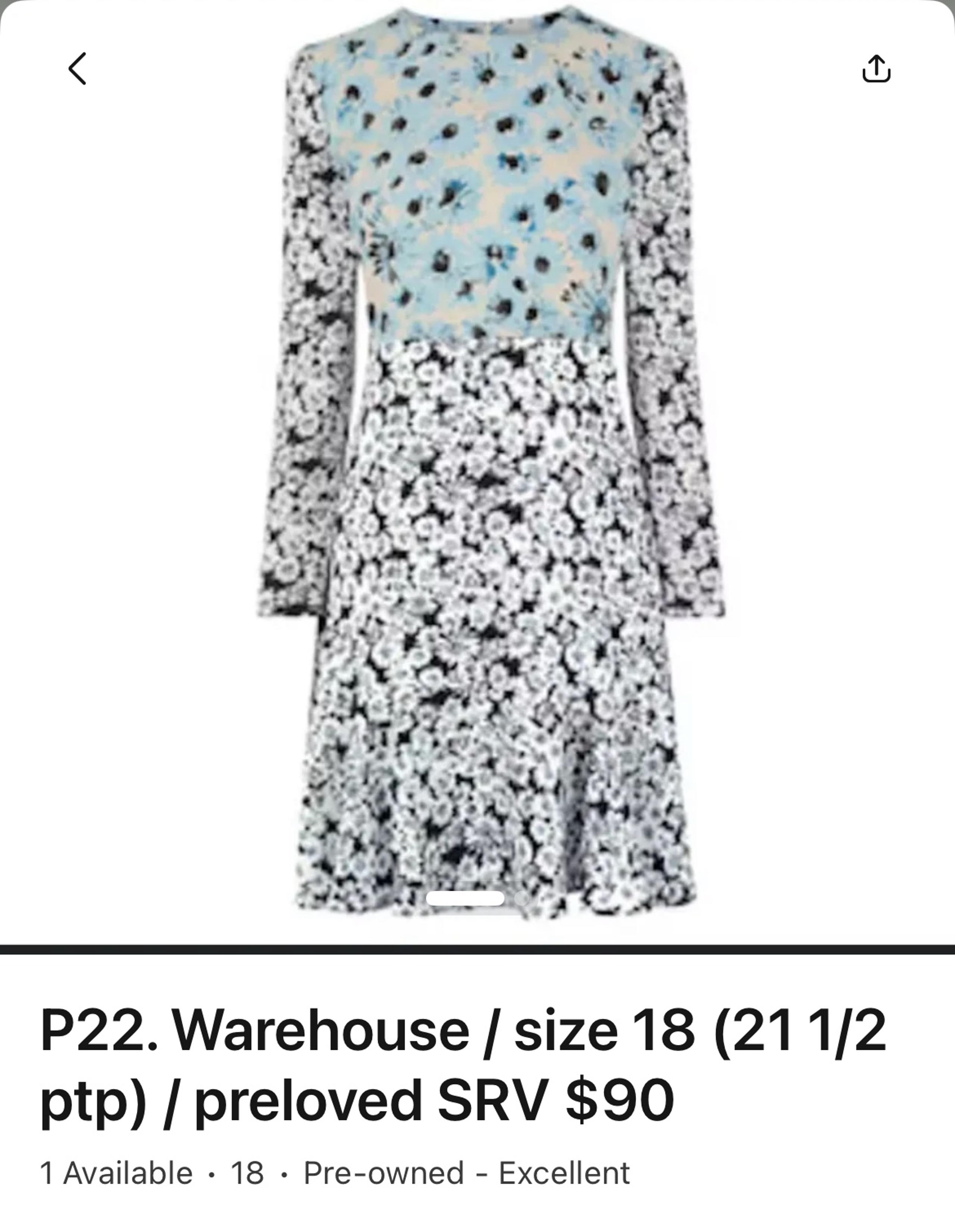 Warehouse midi dress