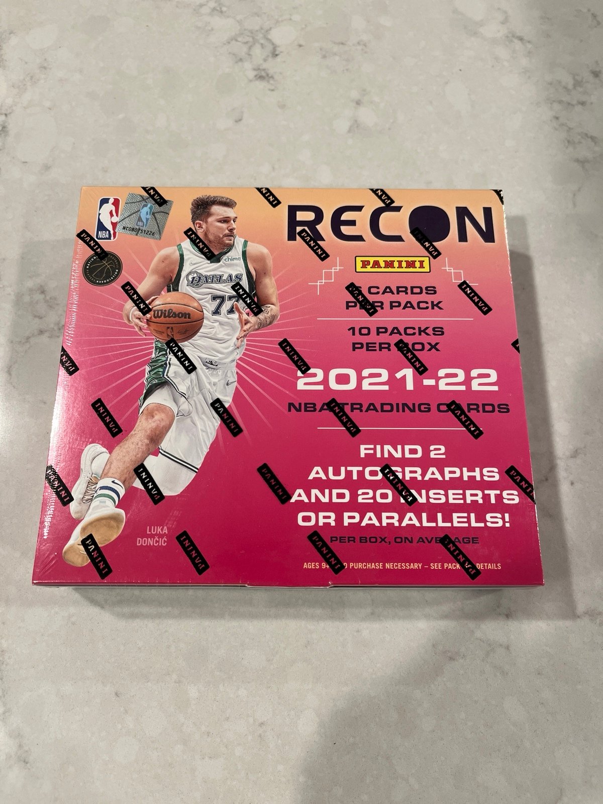 2021-22 NBA Recon Hobby Box Factory Sealed