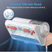 Mattress Vacuum Cleaner 10KPa Handheld UV Bed Vacuum, Corded Dust Vacuum Remover