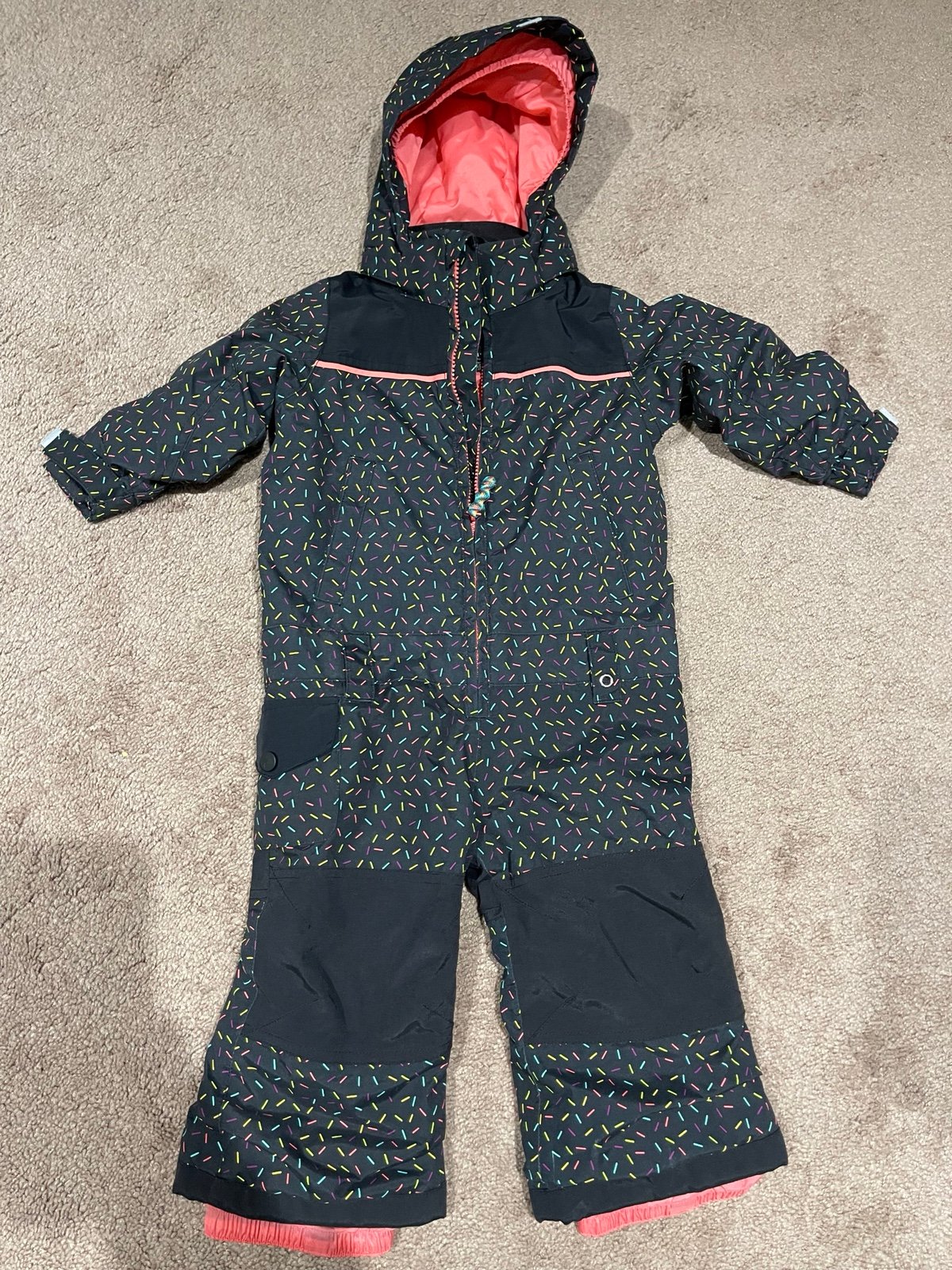 Burton Girls Snowsuit Snowboarding Snow Bib Bunting 18-24months