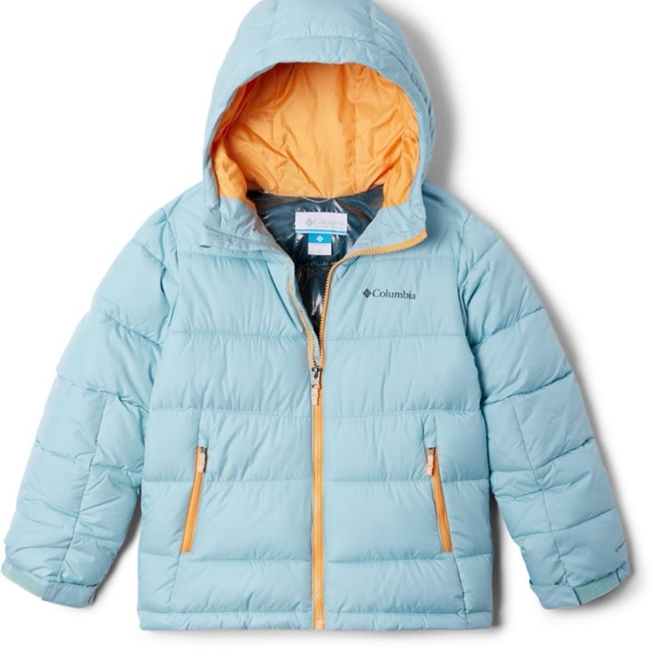 New Girls Columbia Pike Lake™ II Hooded Jacket blue Omni heat size Youth Large