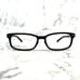 Claiborne 304 1K6 Eyeglasses Rectangular Black Full Rim Frames 140