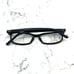 Claiborne 304 1K6 Eyeglasses Rectangular Black Full Rim Frames 140