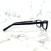 Claiborne 304 1K6 Eyeglasses Rectangular Black Full Rim Frames 140