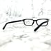 Claiborne 304 1K6 Eyeglasses Rectangular Black Full Rim Frames 140