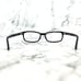 Claiborne 304 1K6 Eyeglasses Rectangular Black Full Rim Frames 140