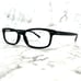Claiborne 304 1K6 Eyeglasses Rectangular Black Full Rim Frames 140