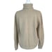 Vintage Macrae Deer Chunky Knit Tan Turtleneck Sweater Cabincore Cozy Rare Large