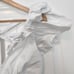 Making the Cut Ruffle Blouse Womens Size XXS White Crop Top Wrap V-Neck Bralette