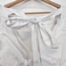 Making the Cut Ruffle Blouse Womens Size XXS White Crop Top Wrap V-Neck Bralette