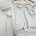 Making the Cut Ruffle Blouse Womens Size XXS White Crop Top Wrap V-Neck Bralette
