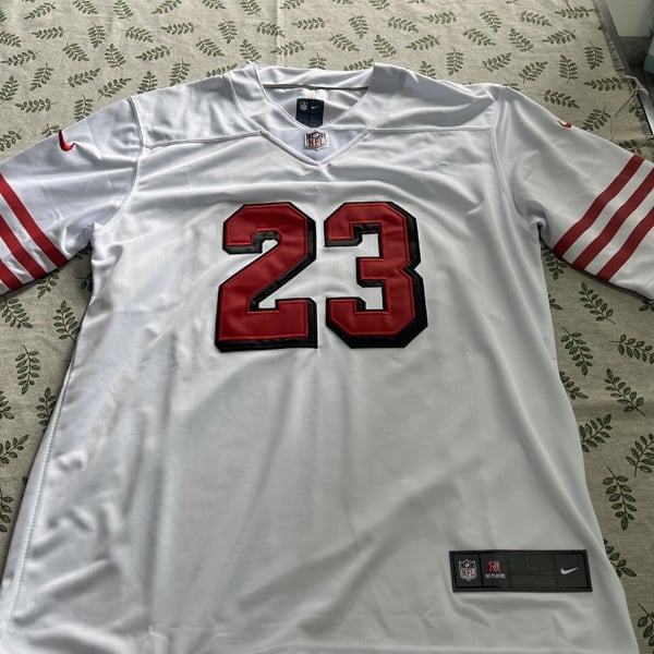 49ers @23 Christian McCaffrey White