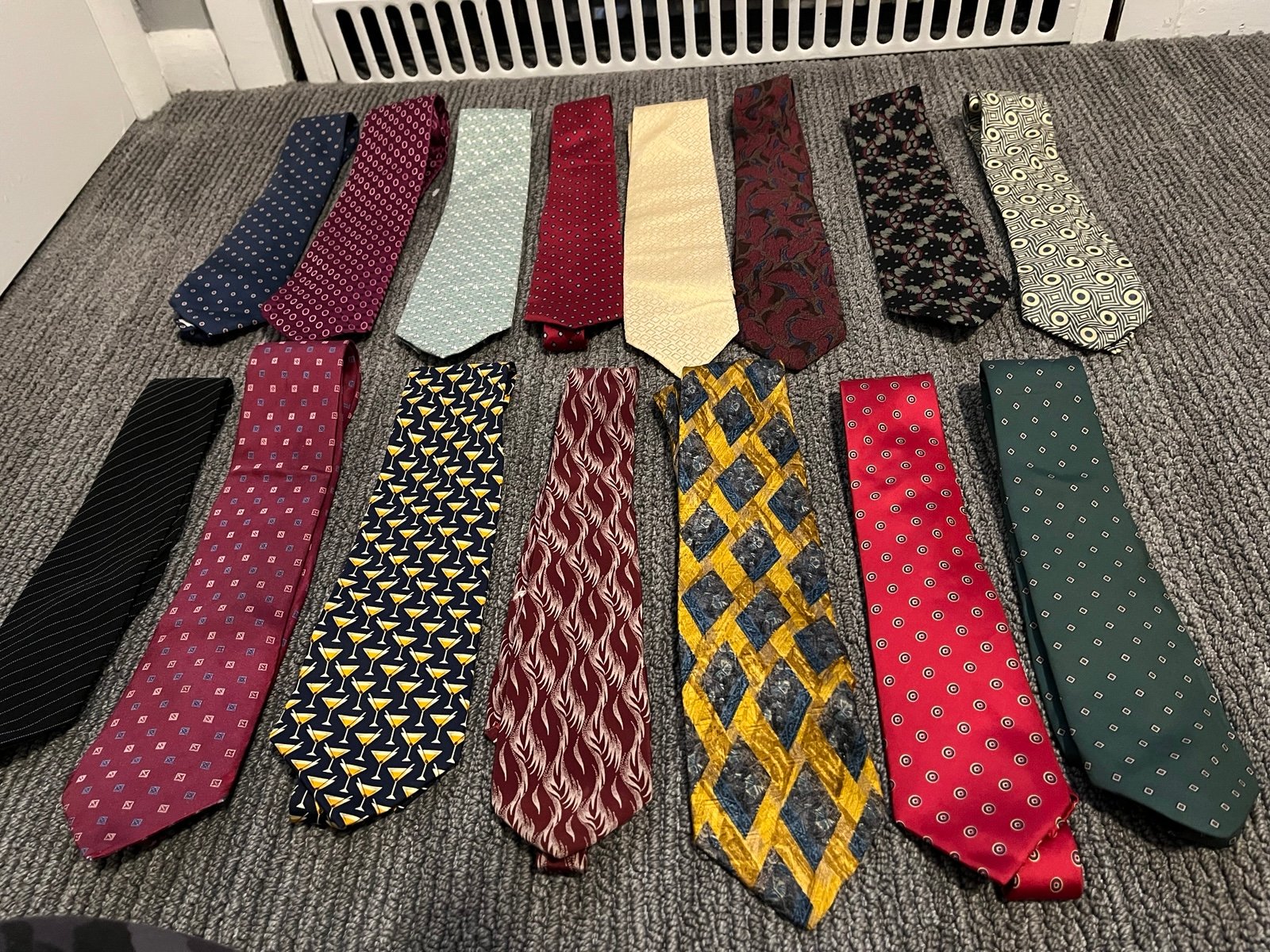Designer Tie Collection- 15 Ties In All