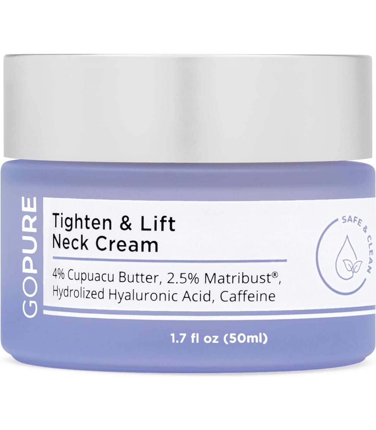 goPure Neck Firming Cream - Anti-Aging Neck Cream for Tightening and Wrinkles