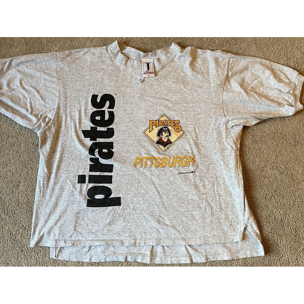 Pittsburgh Pirates Vintage Cuffed Sleeve T-shirt 1993