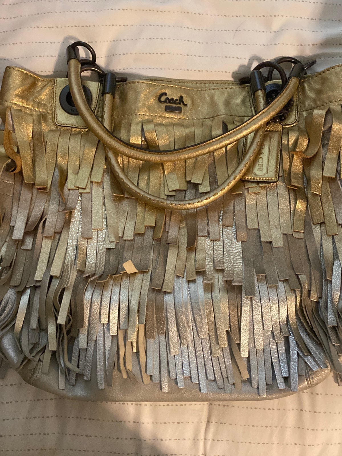COACH ombré fringe