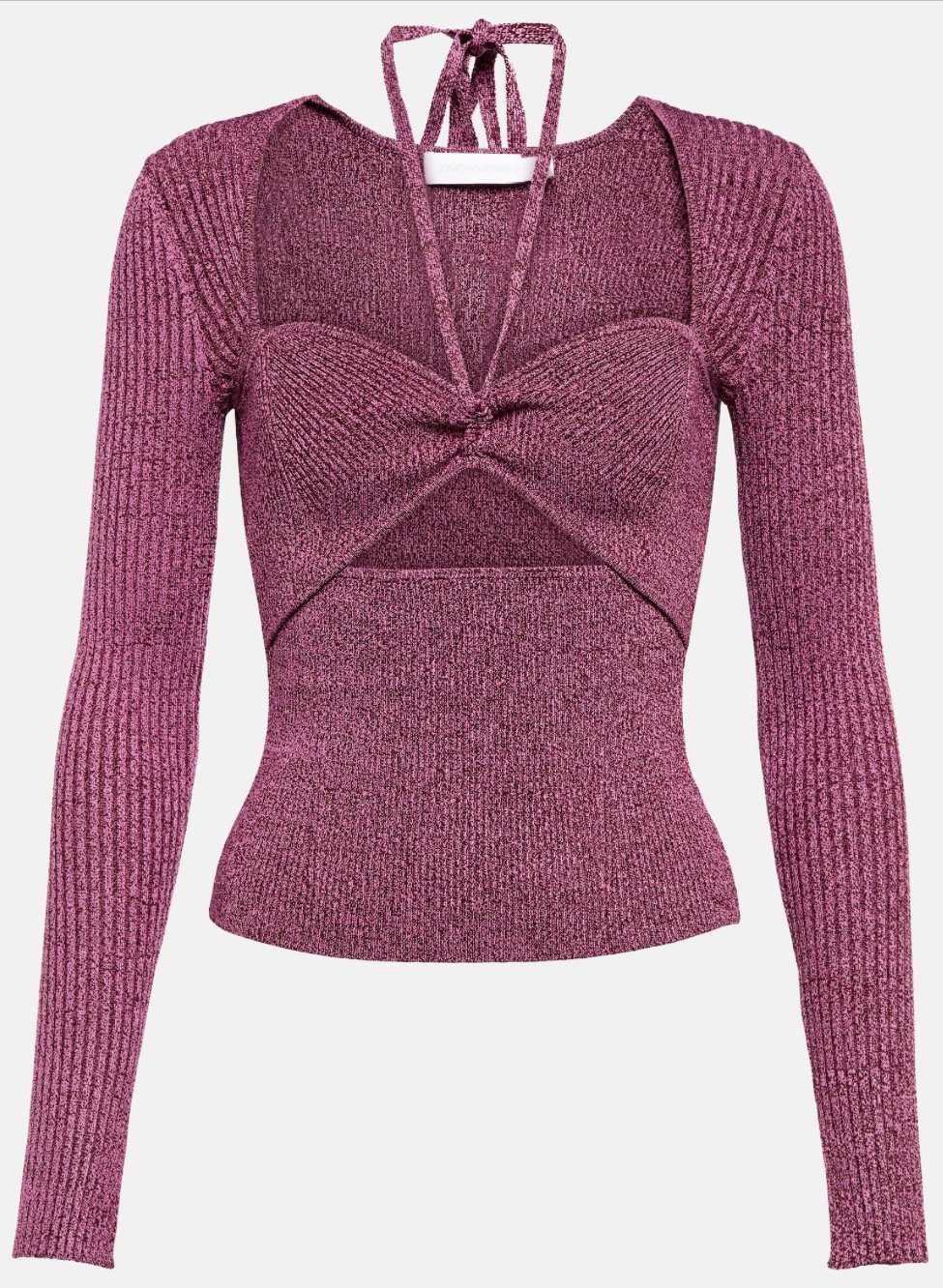 Jonathan Simkhai Alexia Marled Sweetheart Top