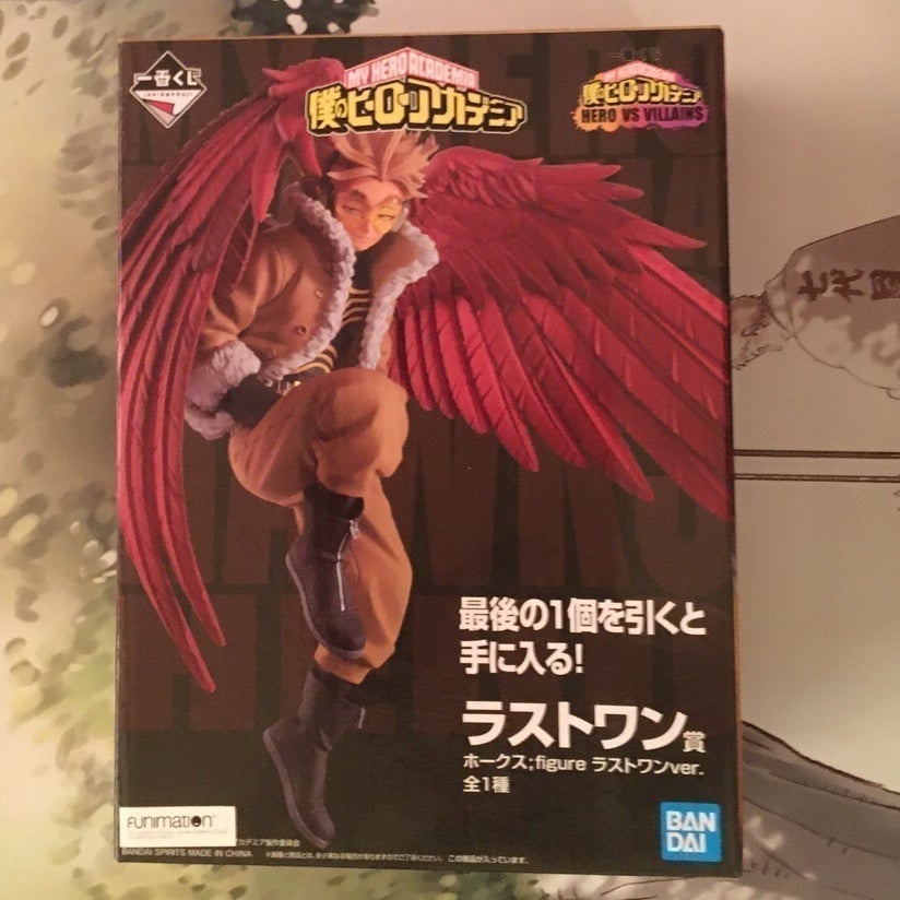 My Hero Academia Hawks Figure Ichiban Kuji Last Prize Boku Japan Shonen Jump