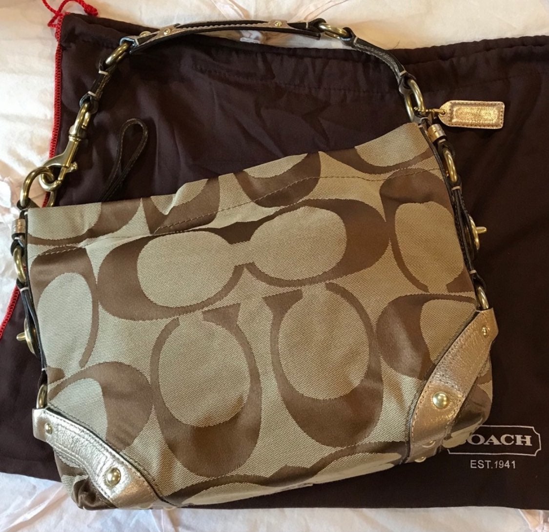 Coach signature large tote