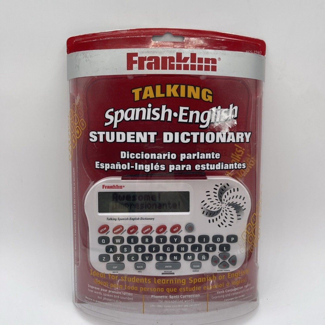 Franklin Talking Spanish-English Dictionary BES-1240 NIB SEALED