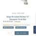 Moen Align Brushed Nickel 12 Designer Grab Bar