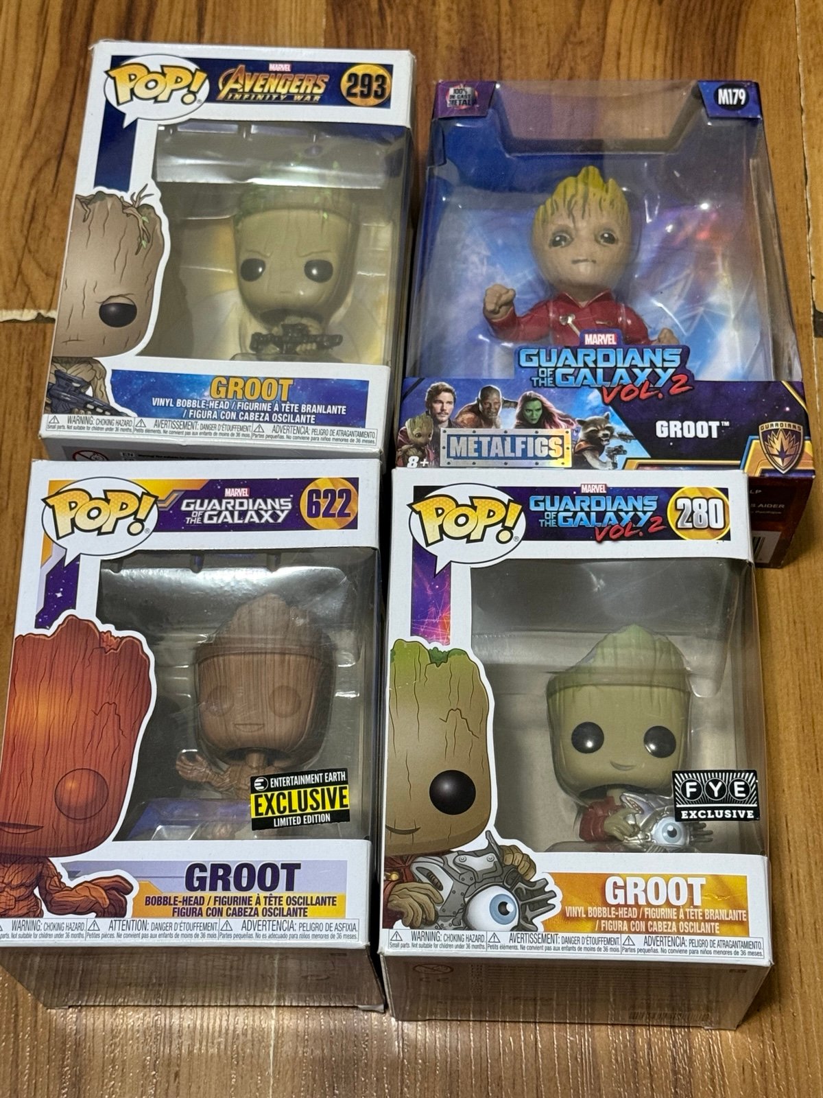 Funko pop Groot bundle