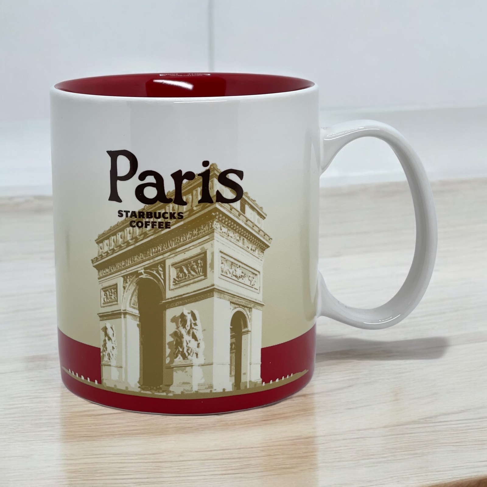 Starbucks Paris France Arc de Triomphe Global Icon Collector Coffee Mug Cup 16oz