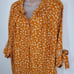 Women's Natalie Martin Yellow Gold Floral Renata Silk Top Size XS