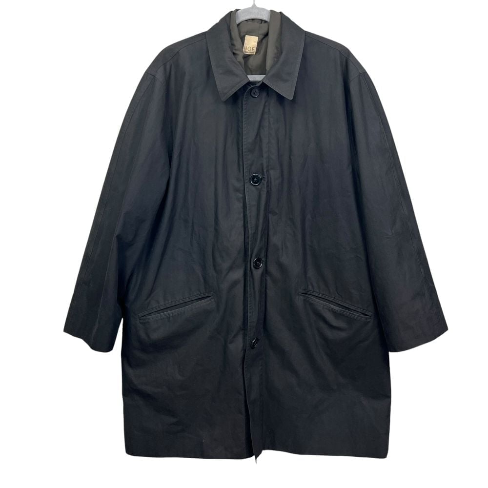 JOE Joseph Abboud Mens Overcoat Jacket Removable Quilted Liner Black Size L