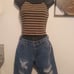 Volcom Bermuda jean shorts size 25
