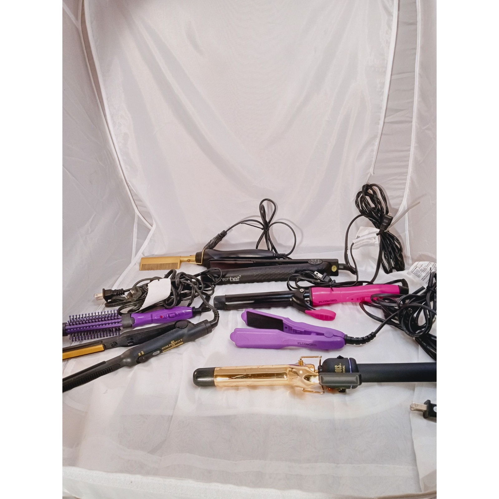 Plug in Ged Lot Of Hair Tools And More