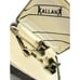 Kallani Vintage Peridot Cufflinks Set w Neck Tie Clip Silver Tone Formal IOB