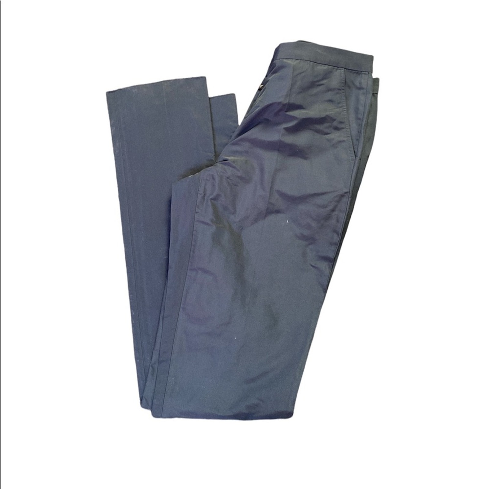 Lanvin Paris Luxury High Waisted Straight Leg Dress Pants Trousers SZ.36