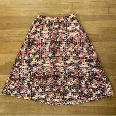 Sam Edelman Floral Embroidered Organza Midi Skirt b27