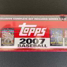 2007 Topps Baseball Target Exclusive Set S1&2 Factory Sealed + Mantle Relic