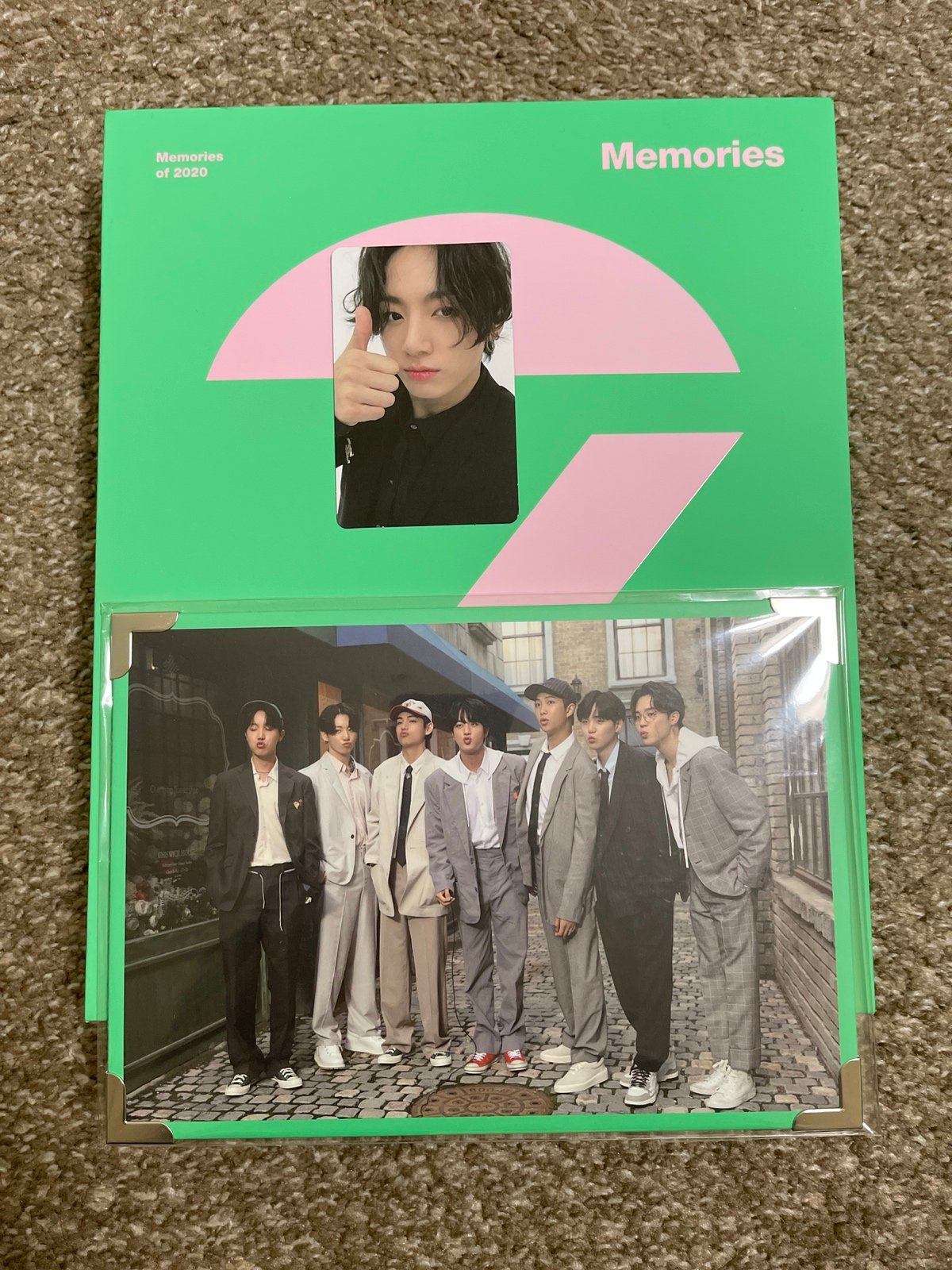 BTS Memories of 2020 DVD with JK PC & POB